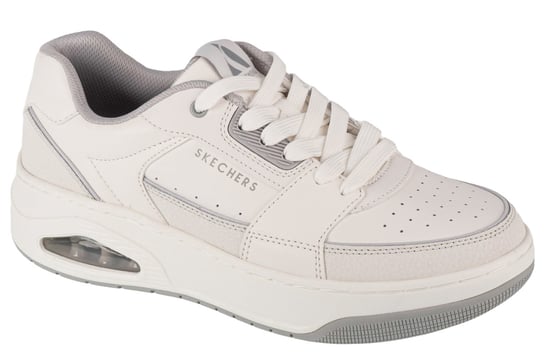 Skechers Uno Court - Low-Post 183140-WHT, Męskie, buty sneakers, Biały SKECHERS