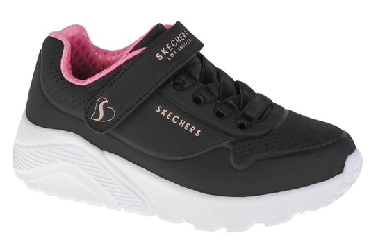 Skechers Uno Lite 310451L-BKRG dziewczęce sneakersy, czarne, rozmiar 29 SKECHERS