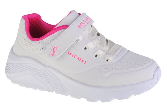 Skechers Uno Lite 310451L-WHP, dla dziewczynki, buty sneakers, Biały SKECHERS