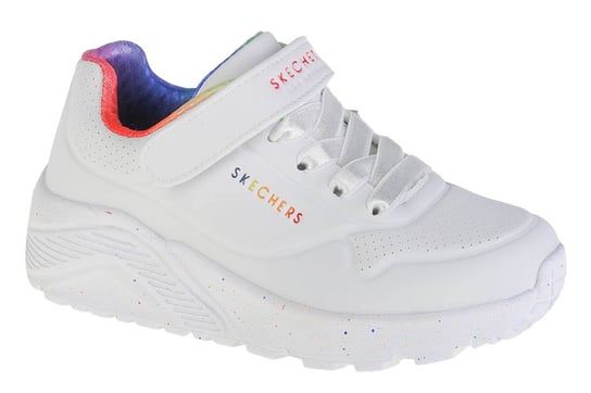 Skechers Uno Lite Rainbow Specks 310457L-WMLT dziewczęce sneakersy, białe, rozmiar 35 SKECHERS