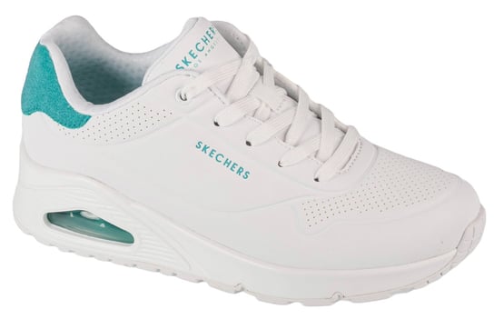 Skechers Uno - Pop Back 177092-WMNT, Damskie, buty sneakers, Biały SKECHERS