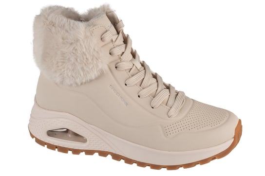 Skechers Uno Rugged - Fall Air 167274-OFWT, Damskie, buty zimowe, Beżowy SKECHERS