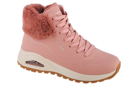 Skechers Uno Rugged - Fall Air 167274-ROS, Damskie, buty zimowe, Różowy SKECHERS