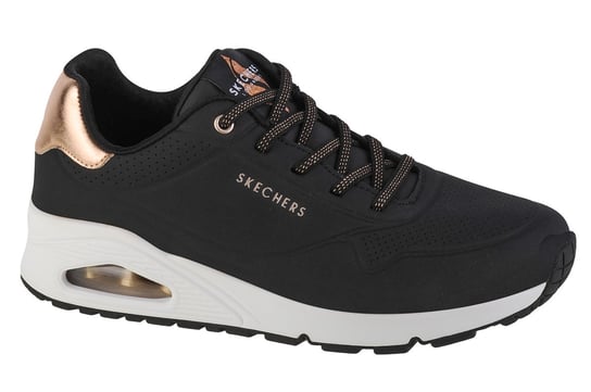 Skechers Uno-Shimmer Away 155196-Blk, Damskie, Buty Sneakers, Czarne SKECHERS