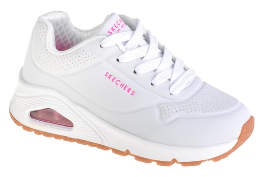 Skechers Uno Stand On Air 310024L-WHP dziewczęce sneakersy białe SKECHERS