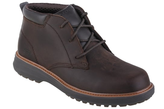 Skechers Wenson - Osteno 204266-CHOC, Męskie, trzewiki, Brązowy SKECHERS