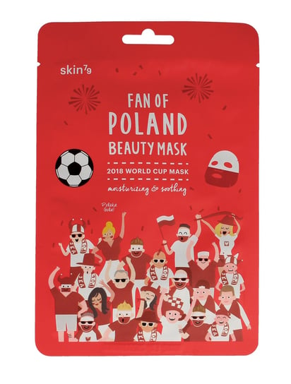 Skin79, Fan of Poland, nawilżająco-kojąca maska w płacie 2018 World Cup, 1 szt. Skin79