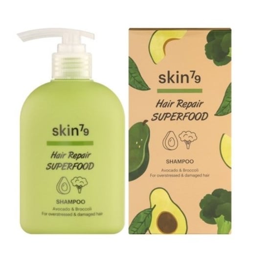 Skin79 Hair Repair Superfood Szampon do przeciążonych i zniszczonych włosów Avocado & Broccoli 230ml Skin79