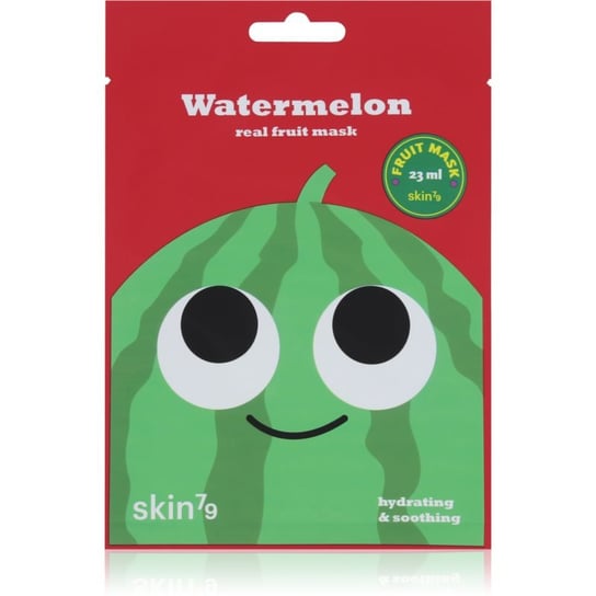 Skin79 Real Fruit Watermelon maseczka w płachcie o działaniu łagodzącym 23 ml Skin79