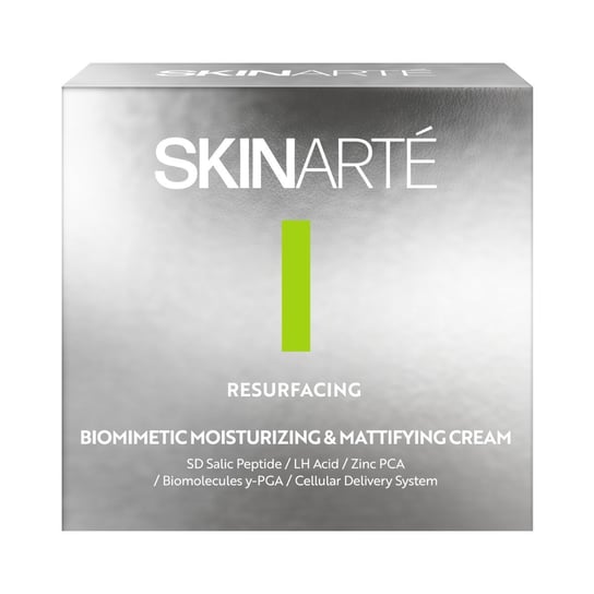Skinarté, Resurfacing Biomimetic Moisturizing & Mattifying Cream, Krem do twarzy, 50 ml SkinArte