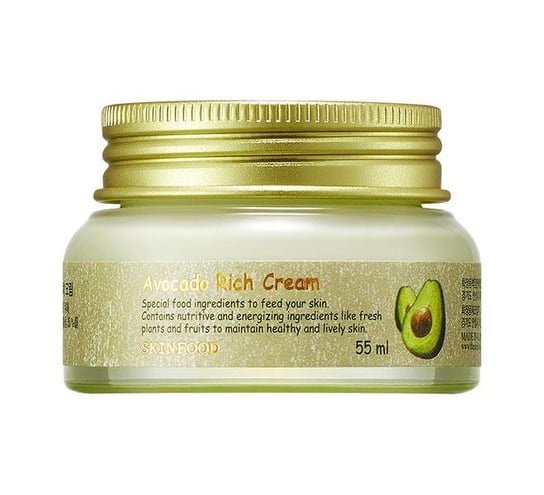 Skinfood Avocado Rich Cream odżywczy Krem do twarzy z organicznym awokado 55ml Skinfood