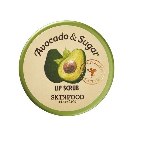 SKINFOOD, Avocado & Sugar Lip Scrub złuszczająco-odżywczy peeling do ust z awokado i cukrem trzcinowym 14g Skinfood