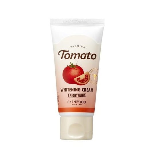 Skinfood, Premium Tomato, rozświetlająco-rozjaśniający krem do twarzy z witaminą C i pomidorem, 50 ml Skinfood