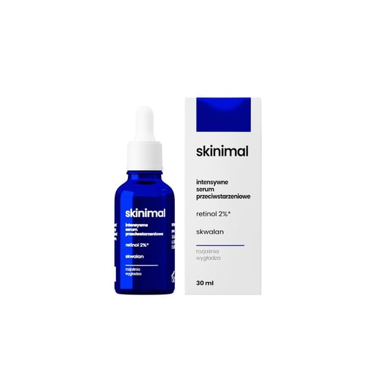 Skinimal, Intensywne Serum Przeciwstarzeniowe Retinol 2% Skwalan, 30ml Skinimal