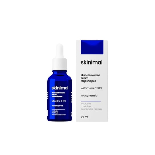 Skinimal, Skoncentrowane Serum Rozjaśniające Witamina C 10% Niacynamid, 30ml Skinimal