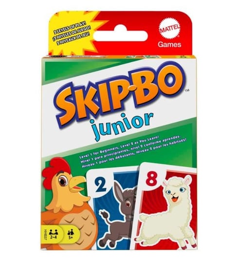 Skip-Bo Junior Hhb37 gra karciana Mattel Mattel