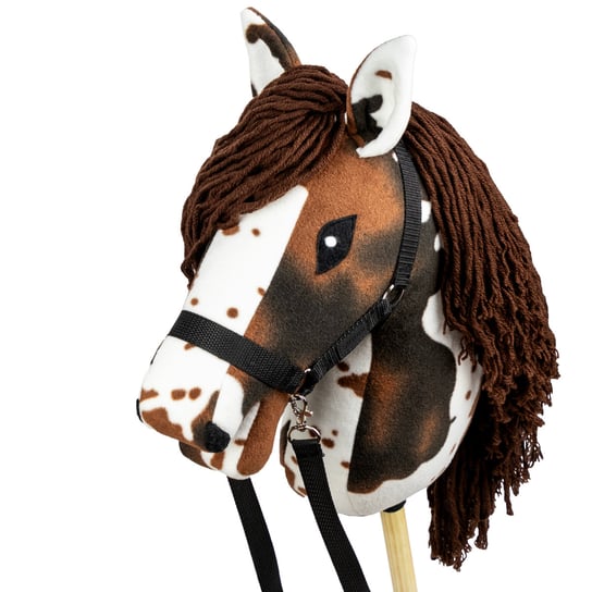 Skippi Hobby Horse  tarantowaty - biało brązowy - prezent na dzień dziecka Skippy