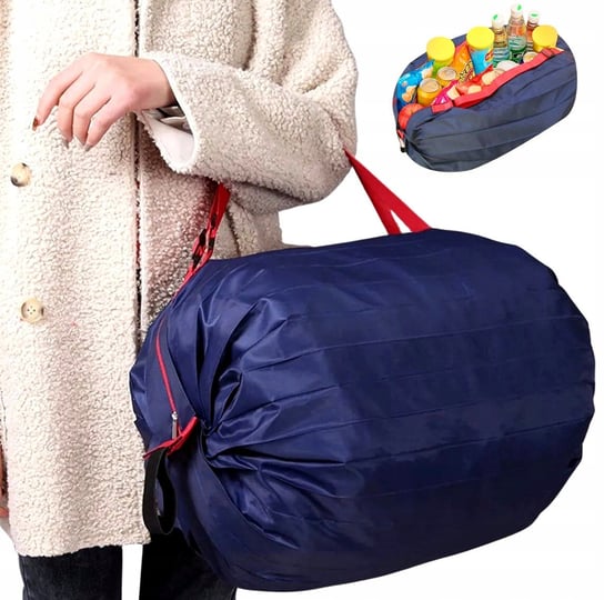 Składana Torba na zakupy pojemna worek bagaż XXL Edibazzar