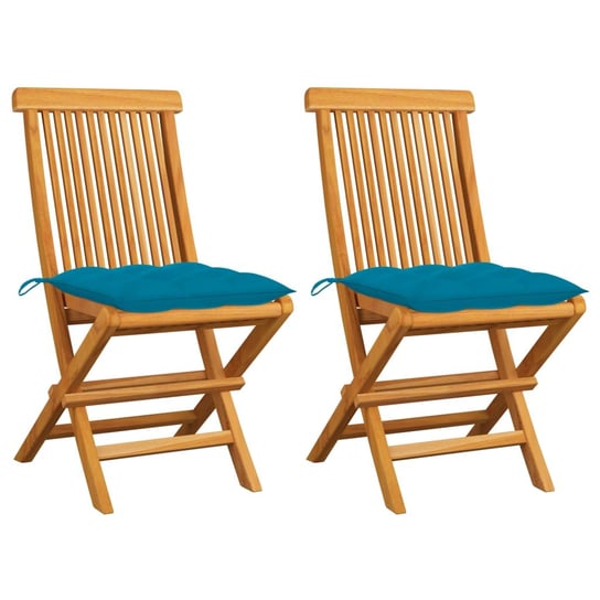 Składane krzesła ogrodowe drewniane tekowe z podus Inna marka