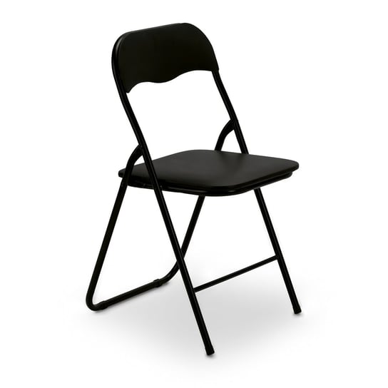 Składane krzesło cateringowe biurowe Tadar 44 x 47 x 79 cm czarne Tadar