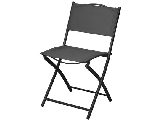 Składane krzesło ogrodowe Ambiance, czarne, 81x38x46 cm Inna marka