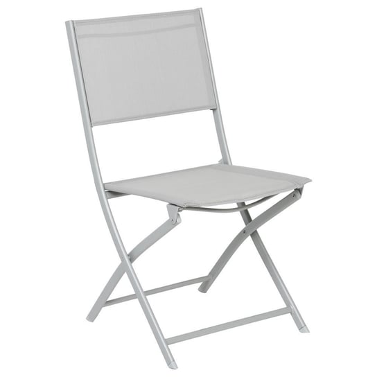 Składane krzesło ogrodowe HESPERIDE, szare, 80x42 cm Hesperide
