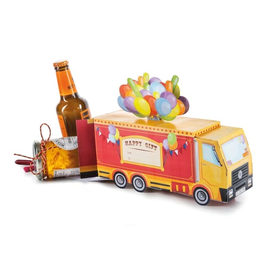 Składane pudełko prezentowe 'Circus Truck' | DONKEY Donkey