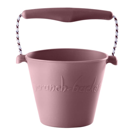Składane wiaderko do wody i piasku Scrunch Bucket - Pudrowy Róż Scrunch