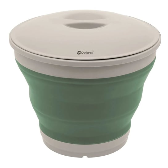 Składane wiadro turystyczny Outwell Collaps Bucket Round- shadow green Outwell