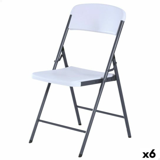 Składanego Krzesła Lifetime Biały 47 x 84,5 x 48 cm (6 Sztuk) Inna marka
