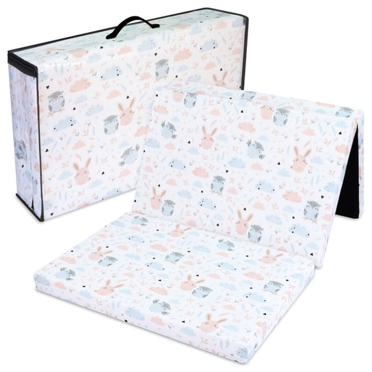 Składany materac podróżny do łóżeczka dziecięcego 60x120 cm – składany materac dla dzieci, materac gościnny składany, materac niemowlęcy, materac podłogowy, materac do spania i materac turystyczny Amazinggirl
