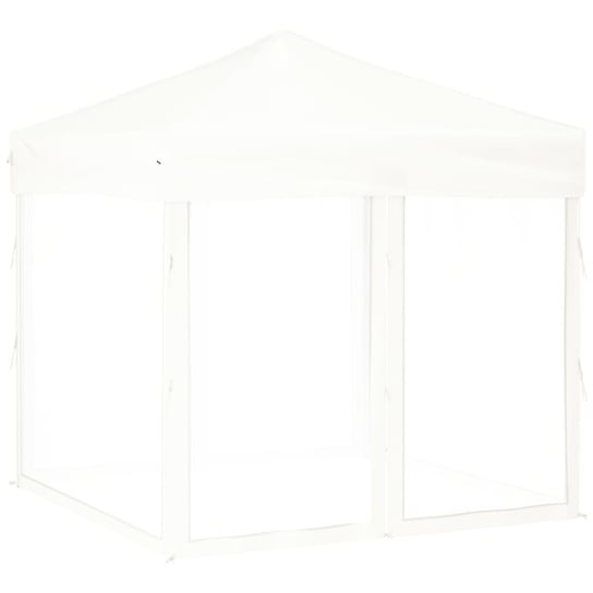 Składany namiot Oxford 210D 199x199x254 cm, biały / AAALOE Inna marka