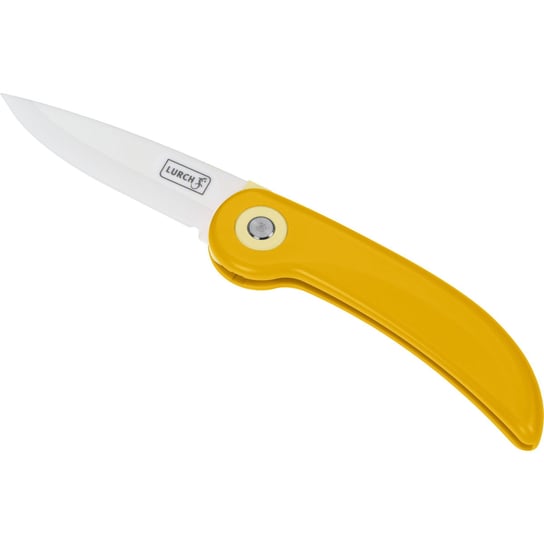 Składany nóż piknikowy, ceramiczny, 19 cm, żółty  / Lurch Inna marka