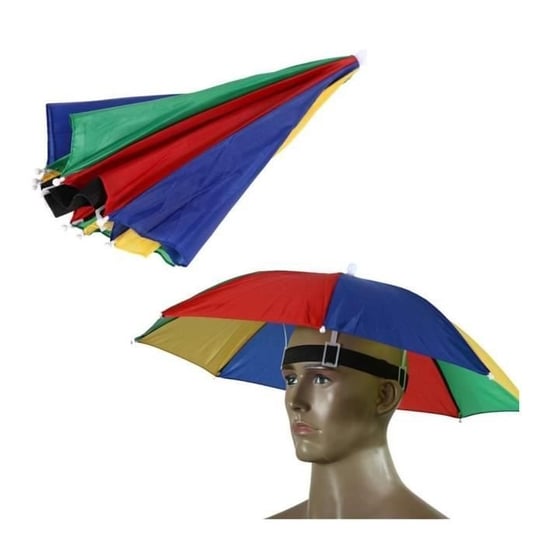 Składany parasol z głową - kolorowy design Inny producent (majster PL)