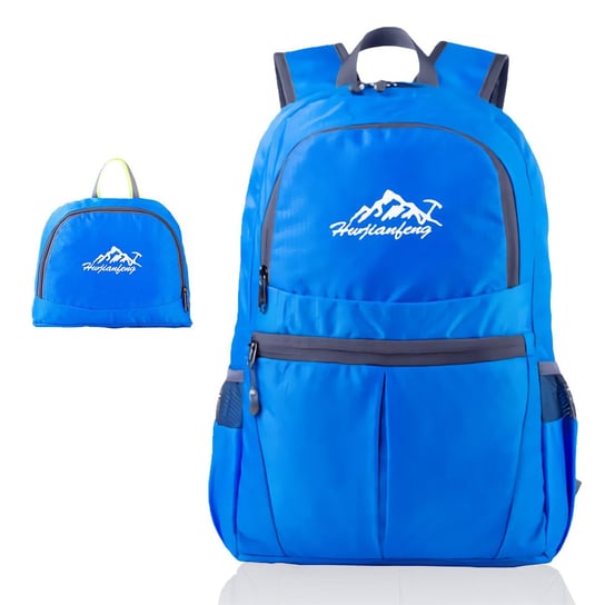 Składany plecak ultralekki w lazurowym kolorze - 36-litrowy wodoodporny plecak turystyczny unisex - plecak na zewnątrz na kemping, wędrówki, podróże, wspinaczkę i wiele więcej. Intirilife