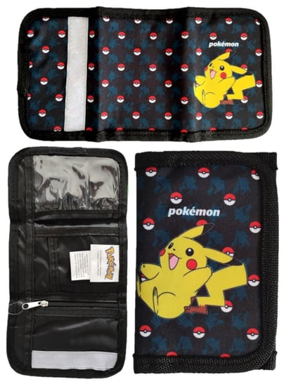 Składany portfel dziecięcy Pokemon Pikachu KIDEA