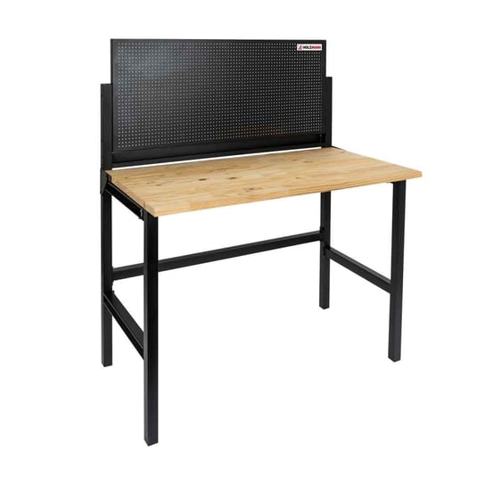 Składany stół stol warsztatowy ścienny roboczy do warsztatu 150kg z tablicą WB142FOLD HOLZMANN