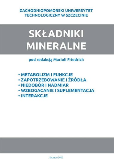 Składniki mineralne Mariola Friedrich