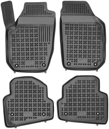 Skoda  Fabia II Hatchback / Kombi  Dywaniki gumowe REZAW  od 2007-2014r. 200204 + mocowania MAX-DYWANIK Rezaw-Plast