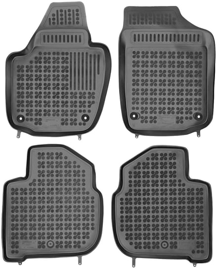 Skoda  Rapid Liftback / Sedan Dywaniki gumowe REZAW  od 2012-2019r. 200209 + mocowania MAX-DYWANIK Rezaw-Plast