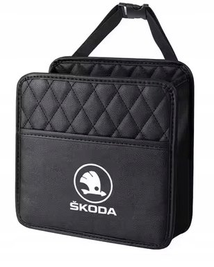 Skoda TORBA NA ZAGŁÓWEK ŠKODA wiszący ORGANIZER SAMOCHODOWY dla pasażera Skoda