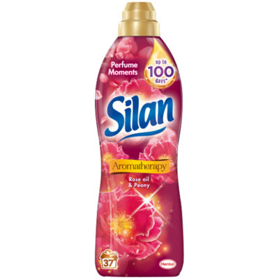 Skoncentrowany płyn do zmiękczania tkanin SILAN Aromatherapy, Rose Oil and Peony, 37 prań, 925 ml Henkel