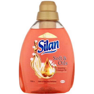 Skoncentrowany Płyn do zmiękczania tkanin SILAN Soft and Oils, Orange, 30 prań, 750 ml Henkel