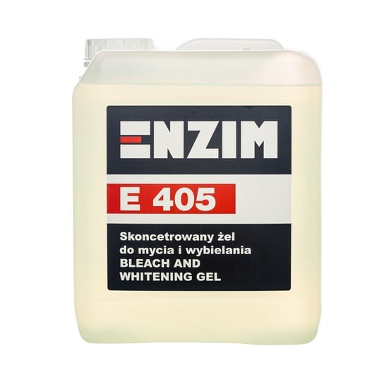 Skoncentrowany żel do mycia i wybielania ENZIM E 405 Bleach and Whitening Gel, 5 l Enzim