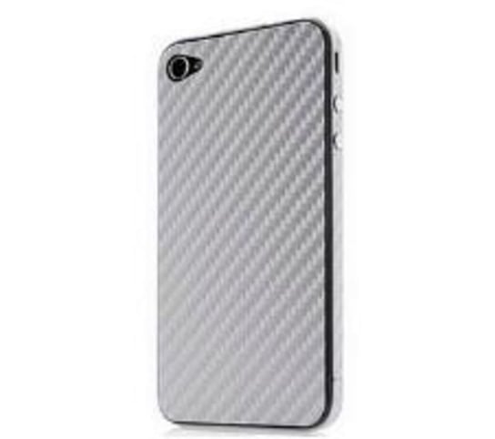 Skórka Carbon Fiber na Apple iPhone 4/4s, srebrna Belkin