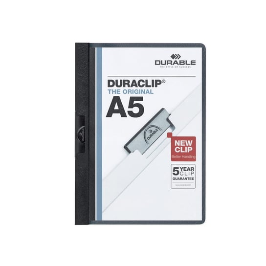 Skoroszyt zaciskowy A5 30 kartek czarny Duraclip Durable DURABLE