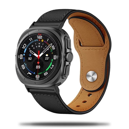 Skórzana bransoleta Samsung Galaxy Watch Ultra Czarna GK PROTECTION