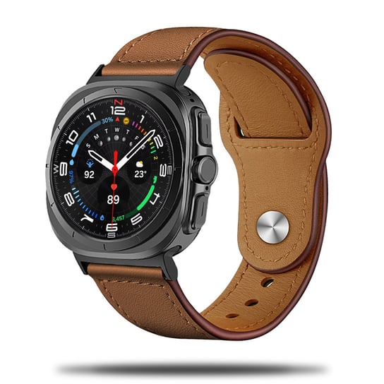 Skórzana bransoleta Samsung Galaxy Watch Ultra Jasny Brąz GK PROTECTION