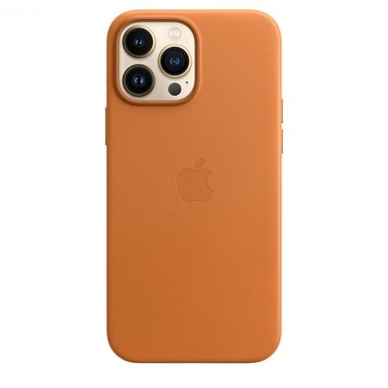 Skórzane Etui Apple iPhone 13 Pro Max Golden Brown Brązowe MM1L3ZM/A MagSafe Apple