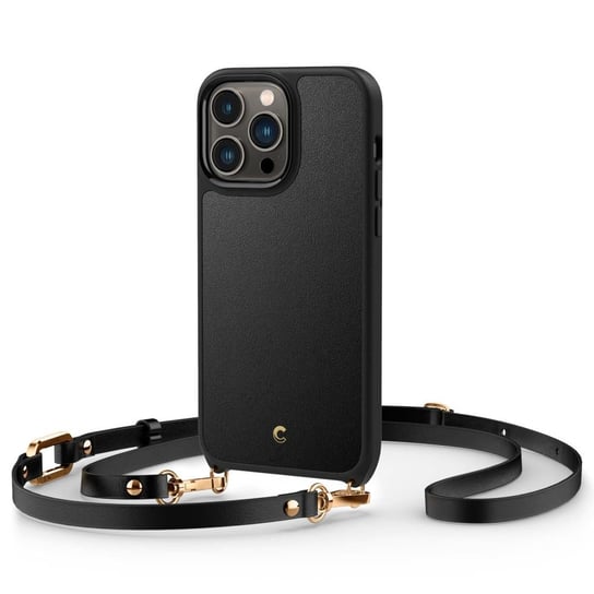 Skórzane Etui Obudowa ze Smyczą Spigen Cyrill Charm - do iPhone 14 Pro Max Spigen